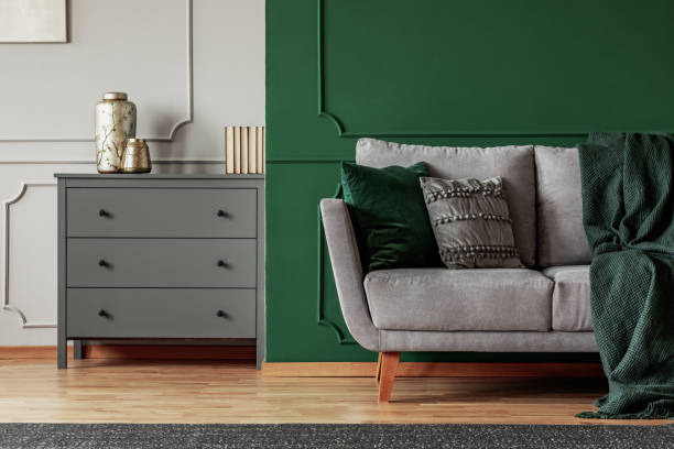 تصویر 4 از مبل راحتی سبز طوسی هارمونی رنگی مدرن طراحی شیک